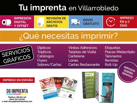 imprenta villarrobledo|Imprentas en Villarrobledo 